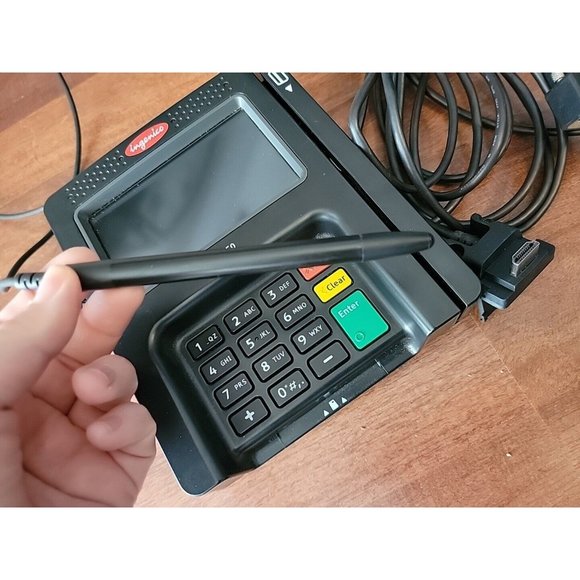 Ingenico iSC Touch ISC250 Credit Card Machine Head‎ unit & pen, NO POWER CABLE - Picture 2 of 7